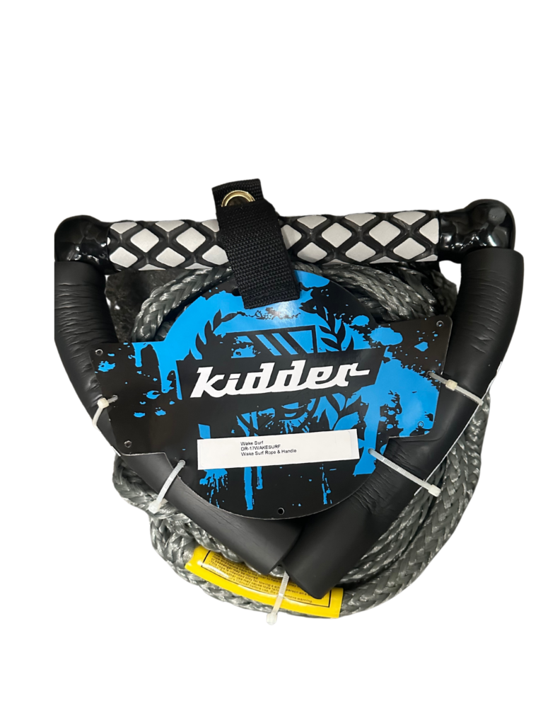 Kidder Wake Surf rope and handle GREY Cables Wake Park